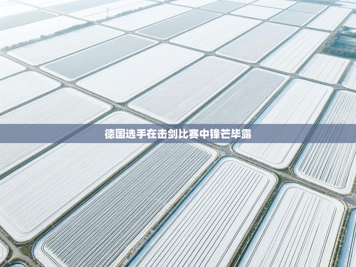 德国选手在击剑比赛中锋芒毕露 第2张